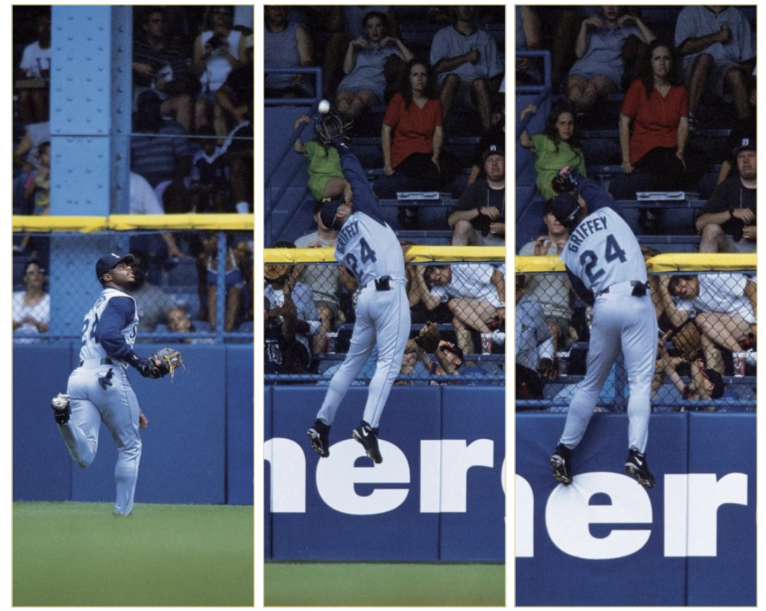Ken Griffey Jr Robbing a Home Run